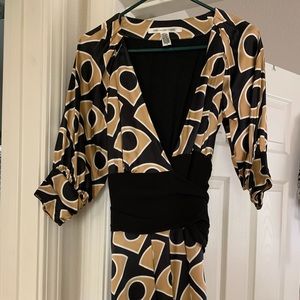 Diane von Furstenberg DVF silk wrap dress 4.
